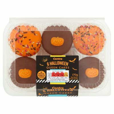 Centra 6 Pack Halloween Queencakes 170g