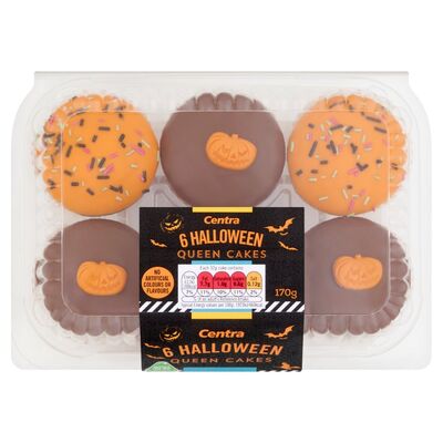 Centra 6 Pack Halloween Queencakes 170g