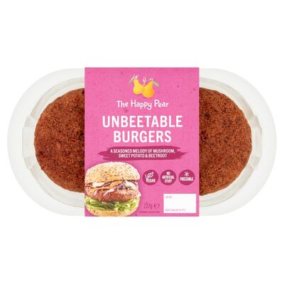 THE HAPPY PEAR UNBEETABLE BURGERS 227G