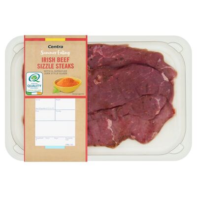 Centra Fresh Irish Jamaican Jerk Sizzle Steak 300g