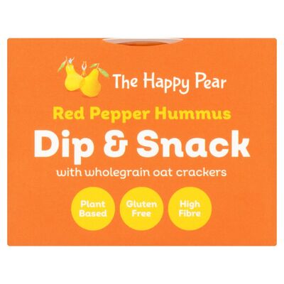 The Happy Pear Red Pepper Hummus Dip & Snack 100g