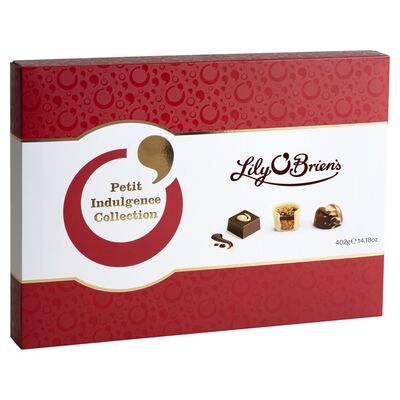 Lily O Briens Petit Chocolate Indulgence Purple Box 402g