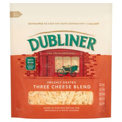 Dubliner Grated 3 Cheese Blend 200g