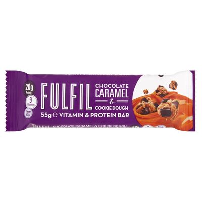 Fulfil Chocolate & Caramel Cookie Dough Bar 55g