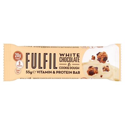 FULFIL WHITE CHOCOLATE & COOKIE DOUGH BAR 55G 