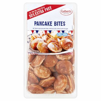 Galberts Pancake Bites 50% Extra Free 300g