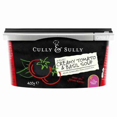 CULLY & SULLY SOUP TOMATO & BASIL 400G