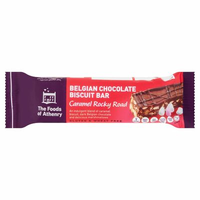 Foods Of Athenry Chocolate Biscuit Bar Caramel Rocky Road 55g