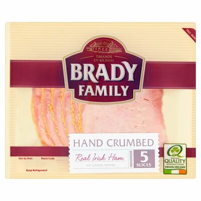 Brady Family Crumbed Ham Slices 90g