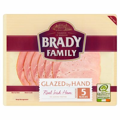 Brady Family Glazed Irish Ham Slices 90g