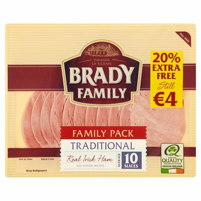 Brady Family Family Pack Traditional 20% Extra Free 170g