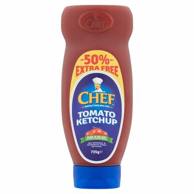 Chef Ketchup + 50% Extra Free 490g