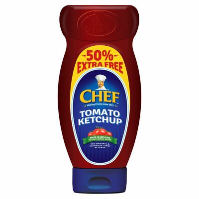 Chef Tomato Ketchup + 50% Extra Free 490g