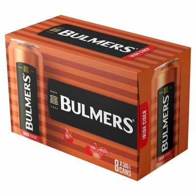 BULMERS CAN PACK 8 X 500ML