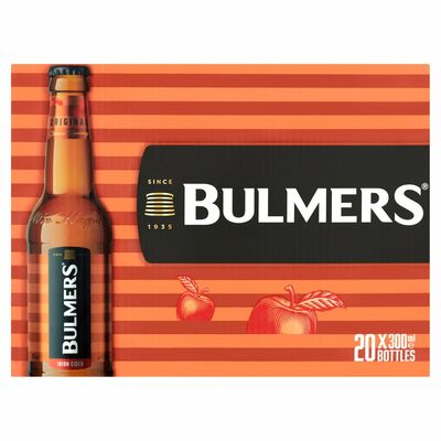 BULMERS BOTTLE BOX 20 X 300ML