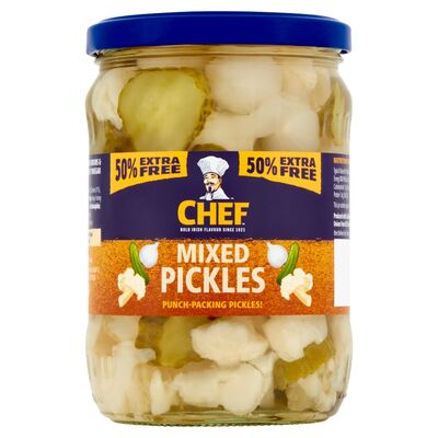 Chef Mixed Pickles 50% Extra Free 532g