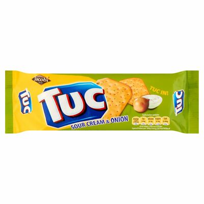 Jacob's Tuc CrackersSour Cream & Onion Crackers 100g