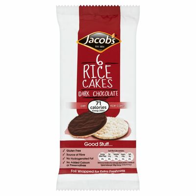 Jacob's Dark Chocolate Rice Cakes 90g