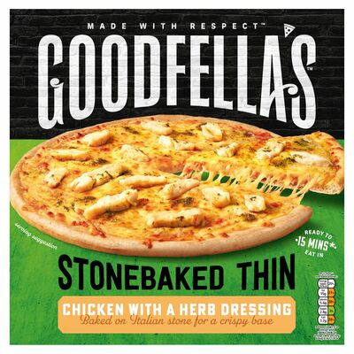 Goodfella's Stone Baked Thin Chicken Pizza 355g