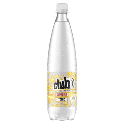 Club Slimeline Tonic Water Bottle 850ml