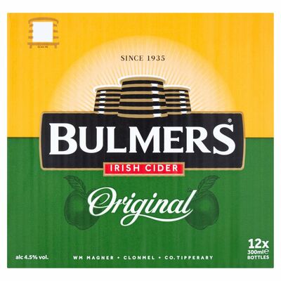 BULMERS ORIGINAL CIDER BOTTLE PACK 8 X 300ML