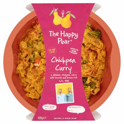 THE HAPPY PEAR CHICKPEA CURRY 400G 
