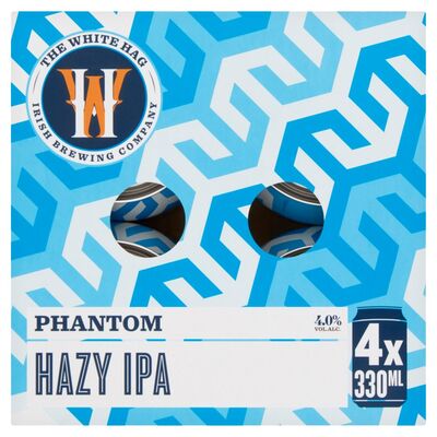 White Hag Phantom Hazy IPA Can Pack 4 x  330mls