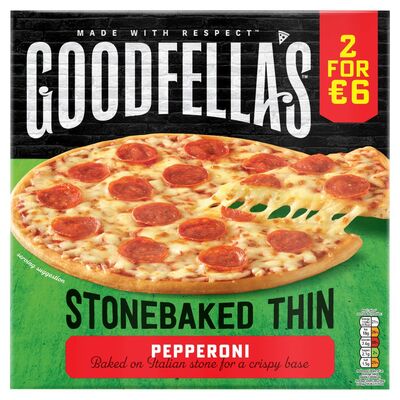 Goodfella's Stone Baked Thin Pepperoni Pizza 332g