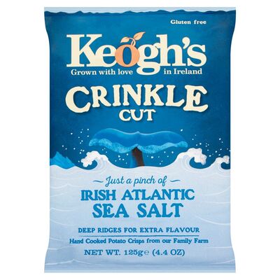 Keogh's Crinkle Cut Salted Sharing Bag 125g