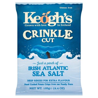 Keogh's Crinkle Cut Salted Crisps 125g