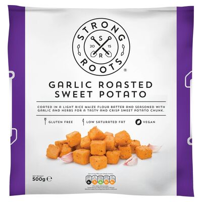 Strong Roots Garlic Roasted Sweet Potato 500g