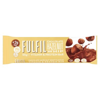 Fulfil Chocolate Hazelnut Whip Vitamain & Protein Bar 55g 