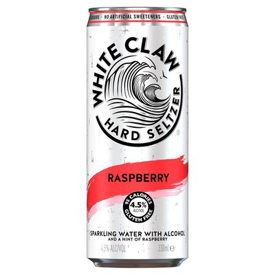 White Claw Raspberry Hard Seltzer 330ml