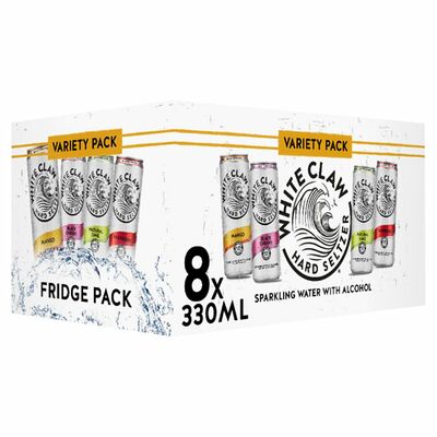 White Claw Variety Can 8 Pack 330ml