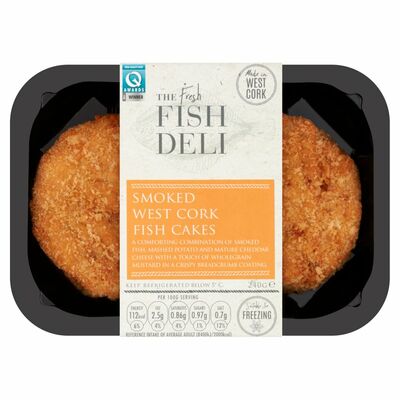 THE FRESH FISH DELI SMOKED FISH CAKES 240G