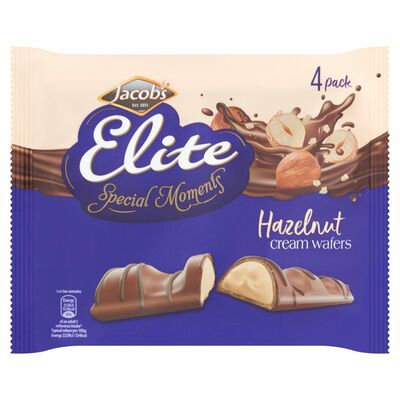 Jacob's Elite Special Moments Hazel Cream Wafer 92g