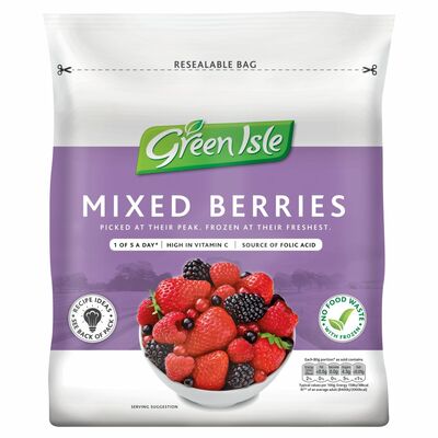 Green Isle Mixed Berries 375g