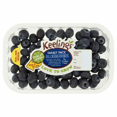 KEELINGS FAMILY PACK BLUEBERRY 200G