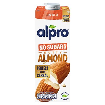 Alpro Dairy Free Unsweetened Almond Milk 1ltr