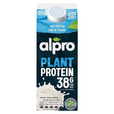 Alpro High Protein Plain Soya Drink 750ml
