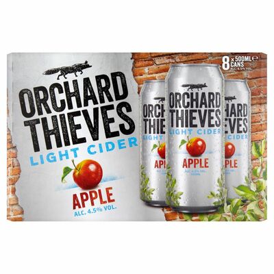 ORCHARD THIEVES LIGHT CAN PACK 8 X 500ML