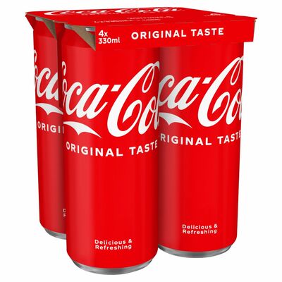 Coca-Cola Can Pack 4 x 330ml