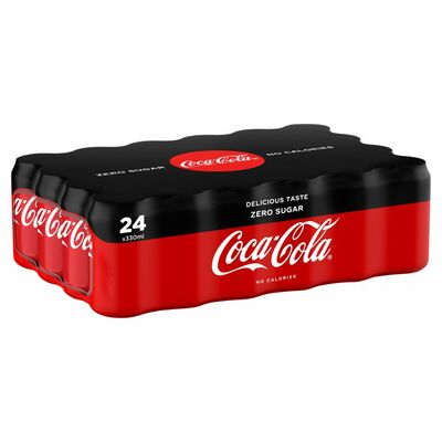 COKE ZERO CAN PACK 24 X 330ML