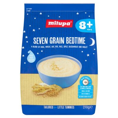 Milupa Seven Grain Bedtime Cereal 210g