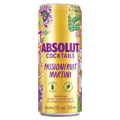 Absolut Passionfruit Ready To Drink 250ml