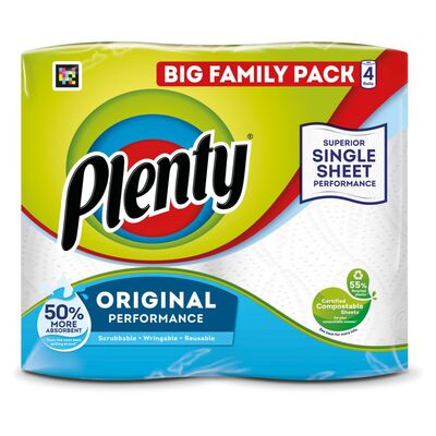 Plenty The Original One Kitchen Towel 4roll