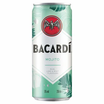 Bacardi Mojito Rum Premixed Drink 250ml