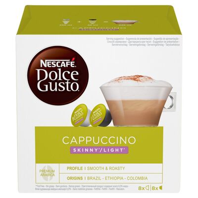 NESCAFÉ DOLCE GUSTO SKINNY CAPPUCCINO CAPSULES 16 PACK 161.6G