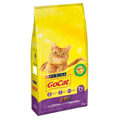 Go-Cat Chicken & Vegetable Senior Dry Cat Food 2kg