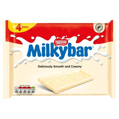 Nestlé Milkybar White Chocolate 4 Pack 25g
